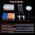 Saricho 50 3 2 Brine Shrimp Egg Dispense Storage Kit with Egg Collection Bottles, Holder, Aquarium Feeders, Automatic