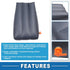 Deep Gray Inflatable Car Sleeping Mat - Comfortable Travel Essential