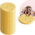 20 Pieces Hermit Crab Sponges, Real Sea Sponges in Yellow for Pet Hermit Crab Tank Humidity Supplies