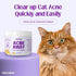 Cat Chin Acne Wipes - Feline Acne Treatment (50 Wipes), Pink