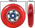 TGM Skateboards 2 7 100mm Scooter Wheels with ABEC Bearings for Razor Scooter