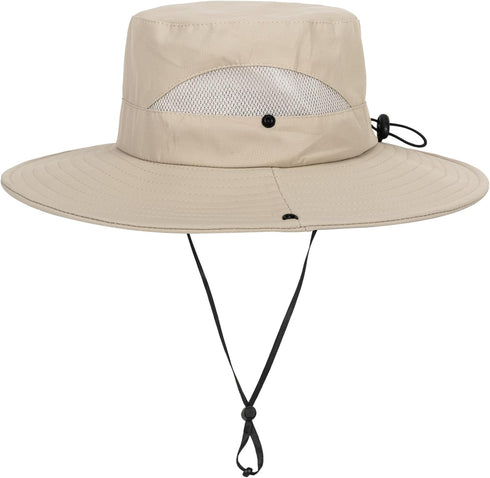 Kids Sun Hat with UV Protection, Beach Bucket for Boys & Girls, Wide Brim Safari Boonie Cap