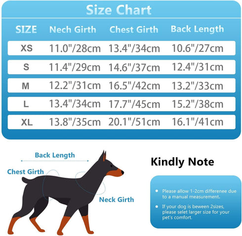 Etdane Dog Recovery Suit for Surgery, Female Spay Onesie for Dogs, Blue Red Plaid/XL