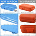 Waterproof Shockproof Dry Storage Box, Hard Plastic Protective Grip Carry Case + Foam + Handle for Fishing Camping