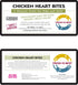 Fresh Is Best Freeze Dried Raw Meat Treats for Dogs & Cats - Chicken Hearts