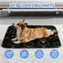Generic 28" X22" Outdoor Cooling Mat for Dogs Ice Silk Non Toxic Cooling Mat for Dogs Line Floral Patterns Shark Dog