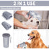 Dog Paw Cleaner for Large Dogs, Muddy Paw Washer with 3 Towels & Dog Bath Brush