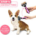 Dog Brush and Cat Brush with Deshedding Tool, Dematting Undercoat Brush for Dogs, Reduces Shedding Up to 95% (Pink