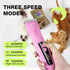 Dog Clippers for Grooming, Low Noise Electric Trimmer, 3-Speed & LCD Dog Grooming Kit