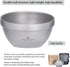 (800ml) Boundless Voyage Titanium Double Walled Bowl Oatmeal Rice Soup Yogurt Bowl Ultralight Portable Tableware