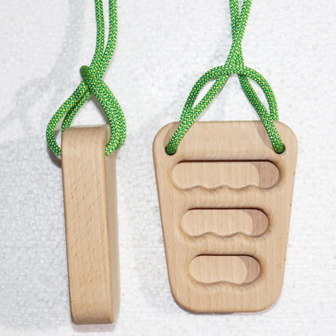 BUBEFSKD Finger Strengthening Board Compacts Wood Climbing Board Portables Fingerboard For Rock Climbing Training