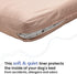 Dog Bed Liner, Premium Durable Waterproof Heavy Duty Machine Washable Material, Large, Tan