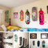 Pmsanzay Surfboard Wall Mount Rack for Ski and Snowboard Storage, Wakeboard Wall Rack Display Holder