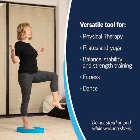 OPTP Stability Trainer - Large Foam Balance Pads for Therapy, Fitness, Pilates, Yoga, Dance