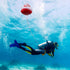 Maitys Heavy Duty PVC Dive Flag Float Set, Inflatable Signal Floater with Dive Flag and Freediving Lanyard