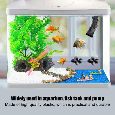 TOPINCN Aquarium Long Water Outlet Nozzle, Flexible 360° Rotatable Duckbill Pipe End for Pump