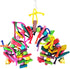 SunGrow Medium Chewing Parrot Toy, Colorful Chew Toy for Cockatoos, African Grey, Macaws, and Amazon Parrots