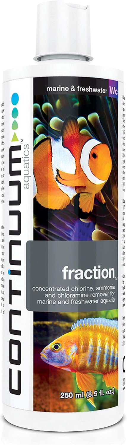 Continuum Aquatics Fraction - Concentrated Water Conditioner for Marine and Freshwater Aquariums