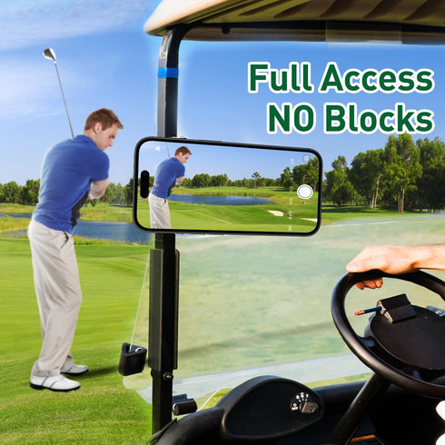 XIEACHUR 360 N52 Golf cart Phone Holder Magnetic, Phone Holder for Golf cart,Universal Phones Degree Adjustable