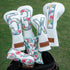 Golf Club Covers for Driver, Fairway Wood, Hybrid, Leather Mallet Putter Covers for Most Brands