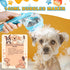 Peehss 3Pcs Dog Bath Brush, Dog Scrubber for Bath, Dog Shampoo Brush Bubble Maker, Dog Paw Washer, dog grooming Massage