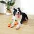 MewaJump Squeaky Dog Toys with Ball - 3-in-1 Plush Cute Dog Chew Toy for Teeth Cleaning, Puppy Enrichment for Small and