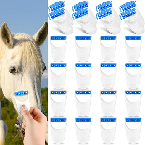 LIUBUJINGYING 48 Pcs Horse Clippers Horse Grooming Razor Disposable Grooming Razor Horse Trimmer