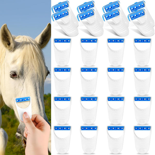 LIUBUJINGYING 48 Pcs Horse Clippers Horse Grooming Razor Disposable Grooming Razor Horse Trimmer