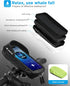 Commutes 7" whale falll Bike Handlebar Bag Waterproof, Quick Release Phone Holder Mount with Touchscreen, Stable