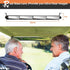 RIZINKART Universal Golf Cart 4 Panel Mirror for Yamaha EZGO Club Car - Easy to Install, 35.8" Wide Angle