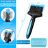Dual Flex Slicker Brush - Gentle Grooming Tool for Sensitive Dogs & Cats, Ideal for Long Hair, Removes Undercoat and