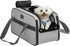 PETSFIT Multipurpose Console Dog Car Seat, Portable Small Dog Car Seat for Dogs, Cat Carrier, Pet Carrier Airline