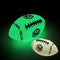 Holographic Luminous Light Up Reflective Football, Glowing in The Dark, Great Toy Gifts for Boys, Kids, Men