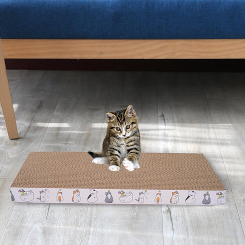 5 Packs Cat Scratch Pad, Reversible Scratcher Cardboard for Indoor Cats