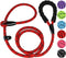Slip Lead Dog Leash, 6 FT Heavy Duty with Comfortable Padded Handle, Highly Reflective Threads for All Dogs - Red