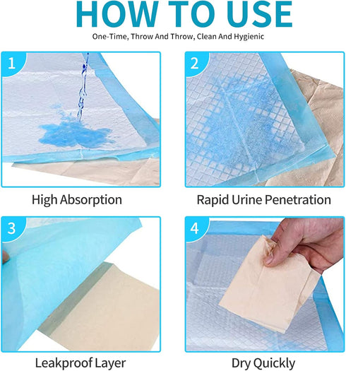 20 Chinchillas, Pcs Rabbit Pee Pads, Disposable Super Absorbent Diaper, Pet Toilet/Potty Training Pads for Guinea Pigs