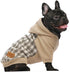 Fitwarm Knitted Pet Clothes, Dog Sweater Hoodie Sweatshirts Pullover for Cats and Dogs in Khaki (Large)