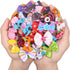 YOY 50 Pcs Adorable Grosgrain Ribbon Pet Dog Hair Bows with Elastic Rubber Bands, Doggy Kitty Topknot Grooming