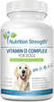 Vitamin D for Dogs, 120 Chewable Tablets - Supports Strong Teeth, Bones, Muscles, and Healthy Immune Function