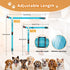 Removable Dog Seat Belt Harness for Car, 3 in 1 Pet Dog Car Seatbelt Leash with Adjustable Reflective Bungee Tether