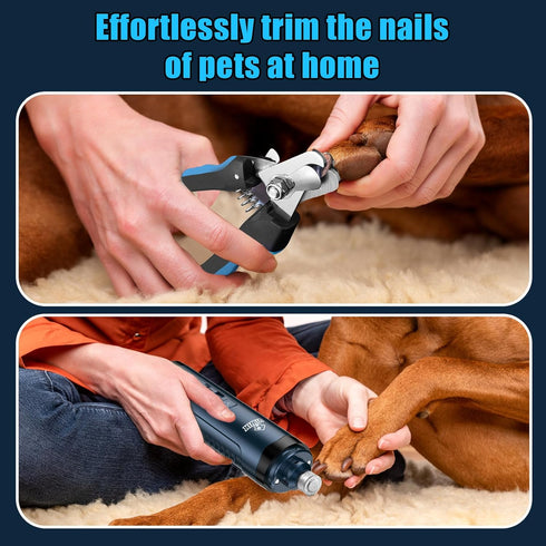 Trimmers 2-Speed VIWIK Dog Nail Grinder, Dog Nail with LED Lights, Pet Nail Clippers Kit for Large Medium Small Dogs