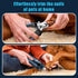 Trimmers 2-Speed VIWIK Dog Nail Grinder, Dog Nail with LED Lights, Pet Nail Clippers Kit for Large Medium Small Dogs