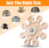 WanZEXine Chinchilla Chinchilla (6.3 Rotating Natural Wood Chew Toys, Interactive Enrichment Rat Enrichment Toys