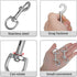 3 Inch Swivel Snap Hooks, 12Pcs Heavy Duty Pet Leash Hooks for Dog Leash DIY Crafts Project
