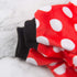 CuteBone Dog Christmas Pajamas, Small Dogs Soft Pjs Coat, Comfy Pet Clothes Outfit Doggie Bodysuit P65L