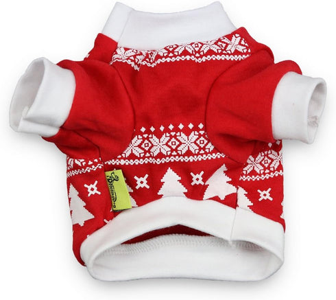 DroolingDog Christmas Dog Shirt - Xmas Shirt for Small Dogs, XS