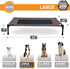K&H Pet Products Dog Cots, Large, Elevated Outdoor Dog Cot Bed, Washable, Portable, Heavy Duty Metal Frame,