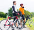 WOTOW Bike Frame Storage Bag, Water Resistant Reflective Triangle Bag with Two Side Pockets for Mountain Road Bike