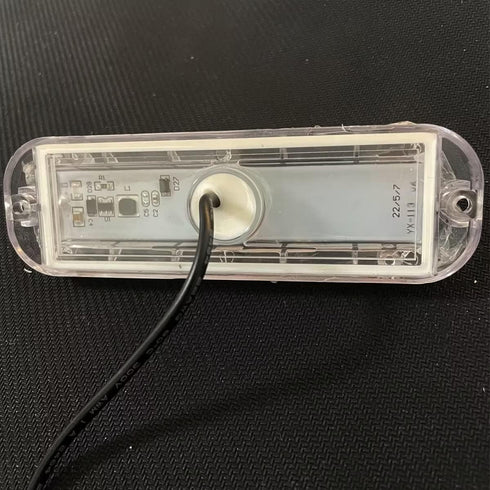 2pcs 42LEDs Sailboat Waterproof Marine Boat Lights, Stainless Steel Underwater Lighting Boat Transom Navigation Drain