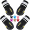 QUMY Dog Shoes for Large Dogs - Medium Dog Boots & Paw Protectors for Winter, Summer, and Rainy Weather